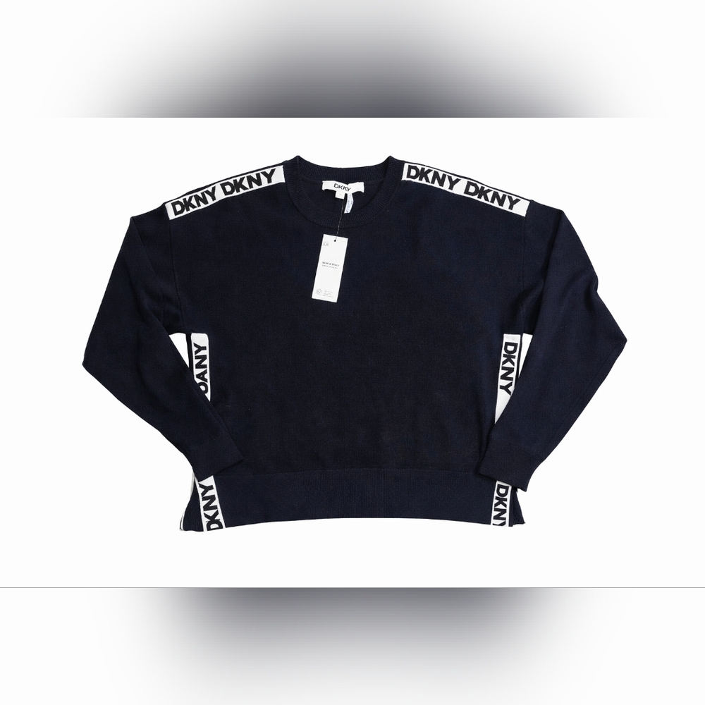 Nwt DKNY Women’s Black Knit Sweater | Size Medium | NWT